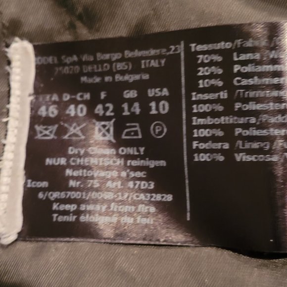 Cinzia Rocca Icons Wool Coat, Gray - Picture 7 of 7